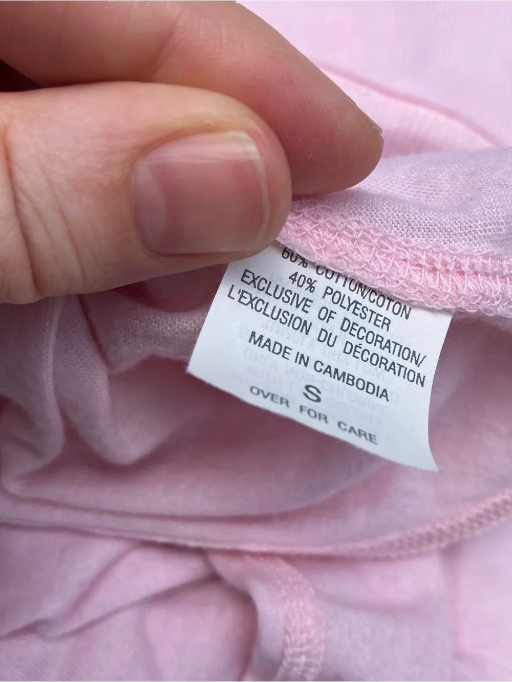 y2k Vintage Abercrombie & Fitch Light Pink Long Sleeve Babydoll Bella Swan Top S - Picture 11 of 13